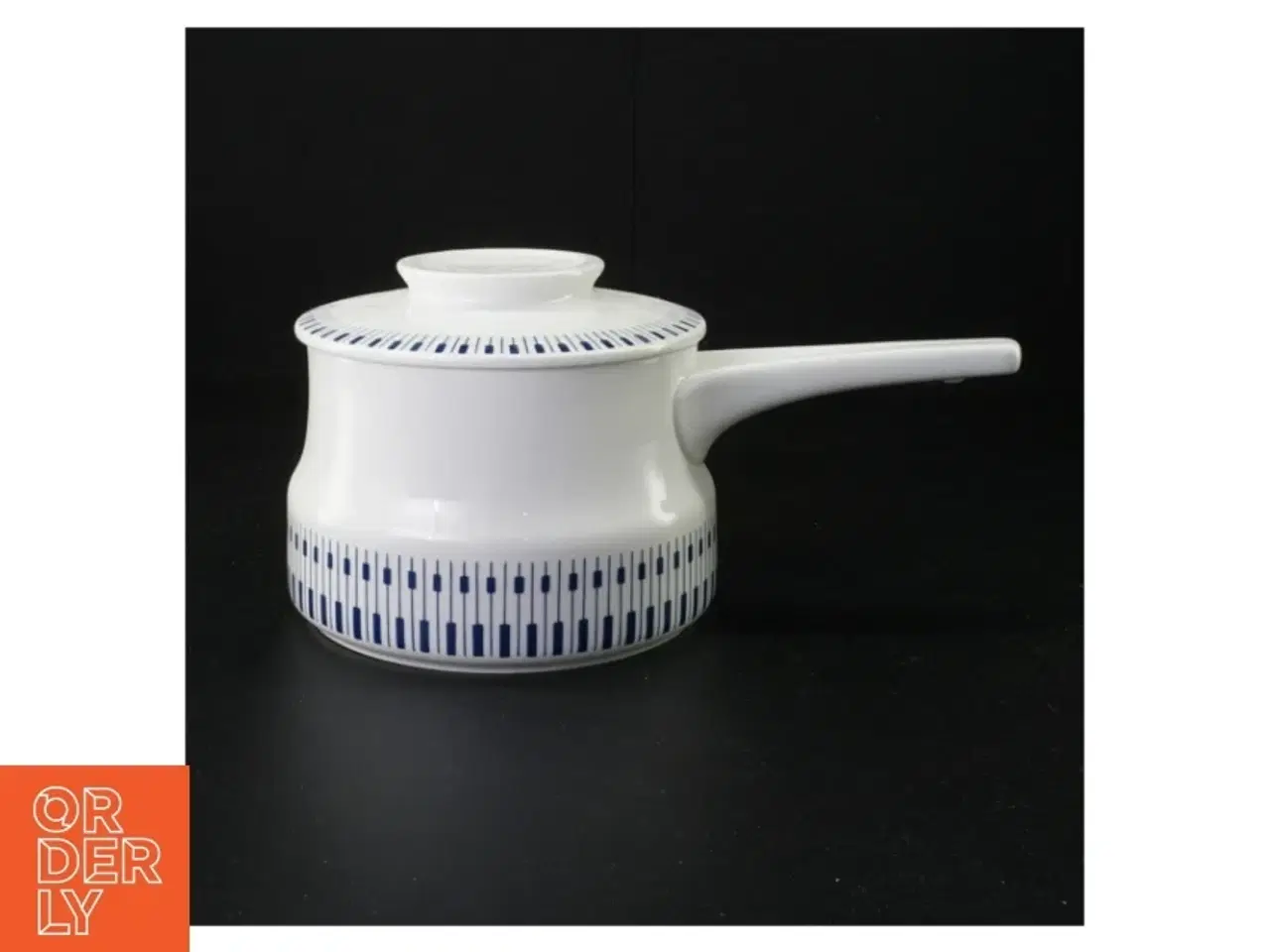 Billede 1 - Tangent porcelæns gryde med låg (str. 25 x 12 cm)