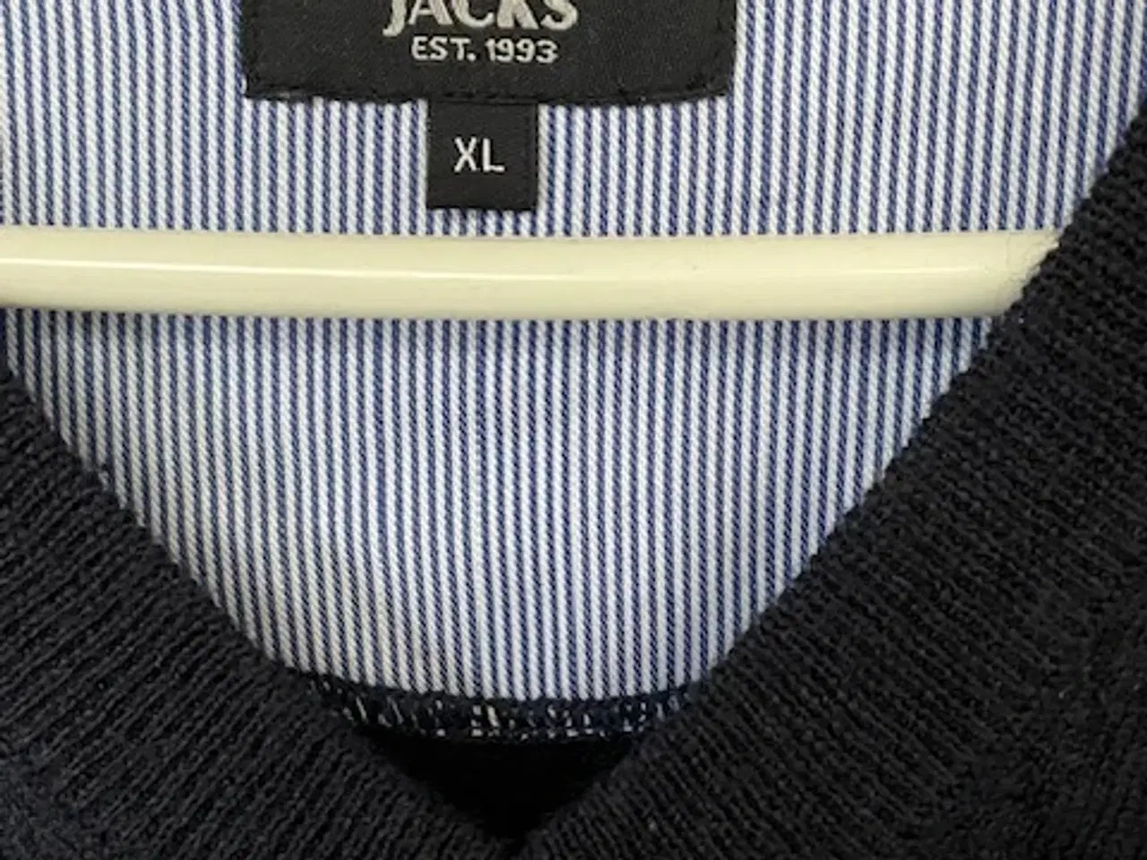Billede 1 - Jacks XL tynd striktrøje blå