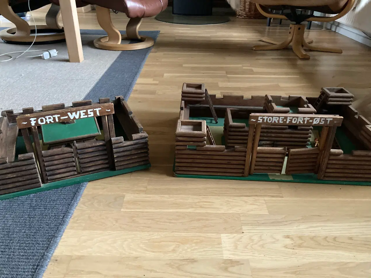 Billede 1 - Cowboyfort med cowboys og indianer