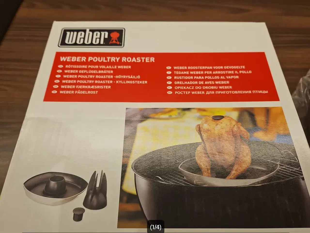Billede 1 - Fabriksny Weber Poultry Roaster