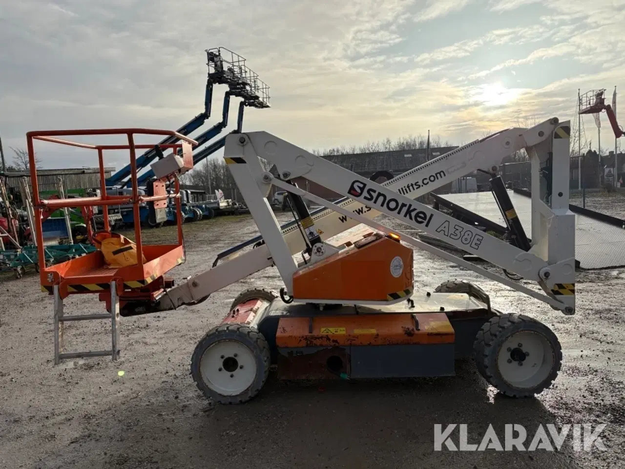 Billede 6 - Knækarms bomlift Snorkel A38E