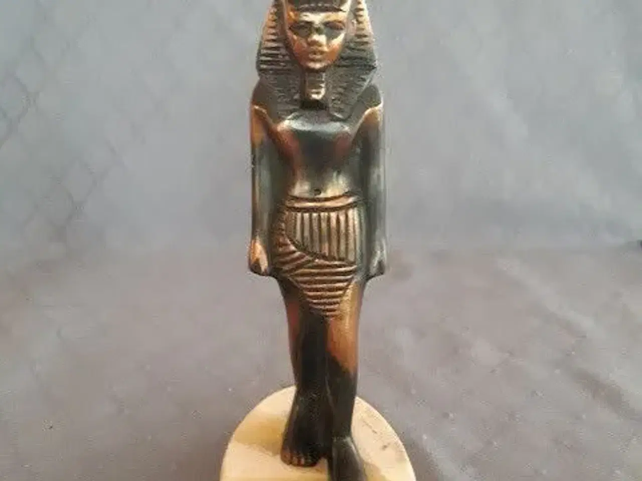 Billede 6 - Smuk Egyptisk Kong Tut Bronze Figur