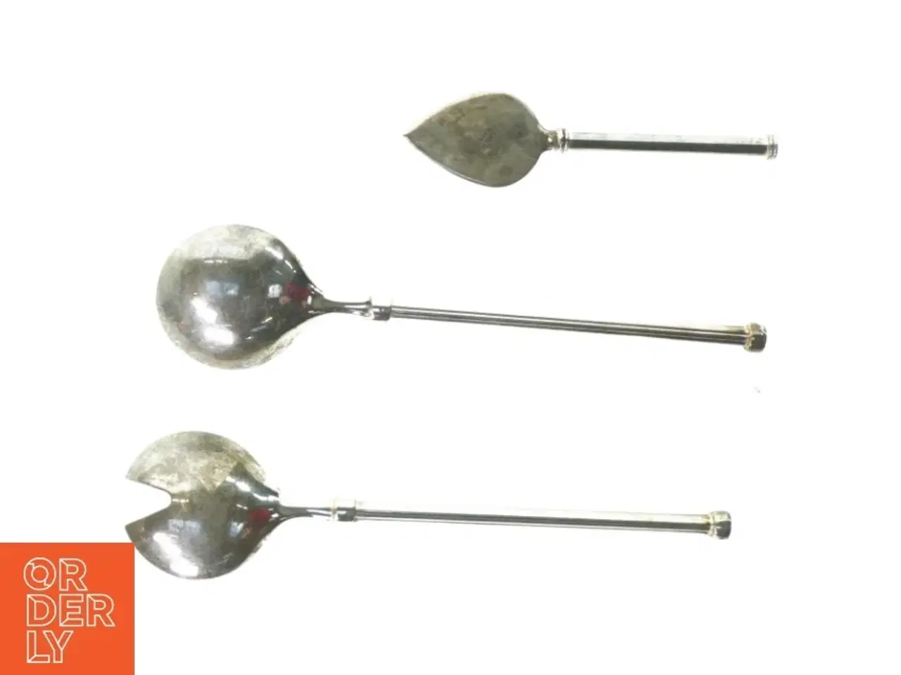 Billede 1 - Salatbestik og spatel (str. 24 x 6 cm 15 x 4 cm)