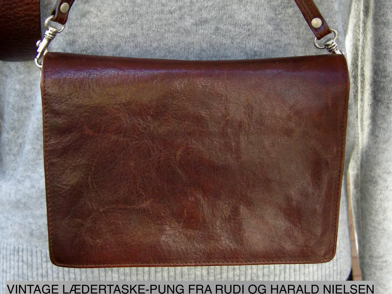 Billede 1 - Lædertaske-pung, Prangerpung, Rudi& Harald Nielsen