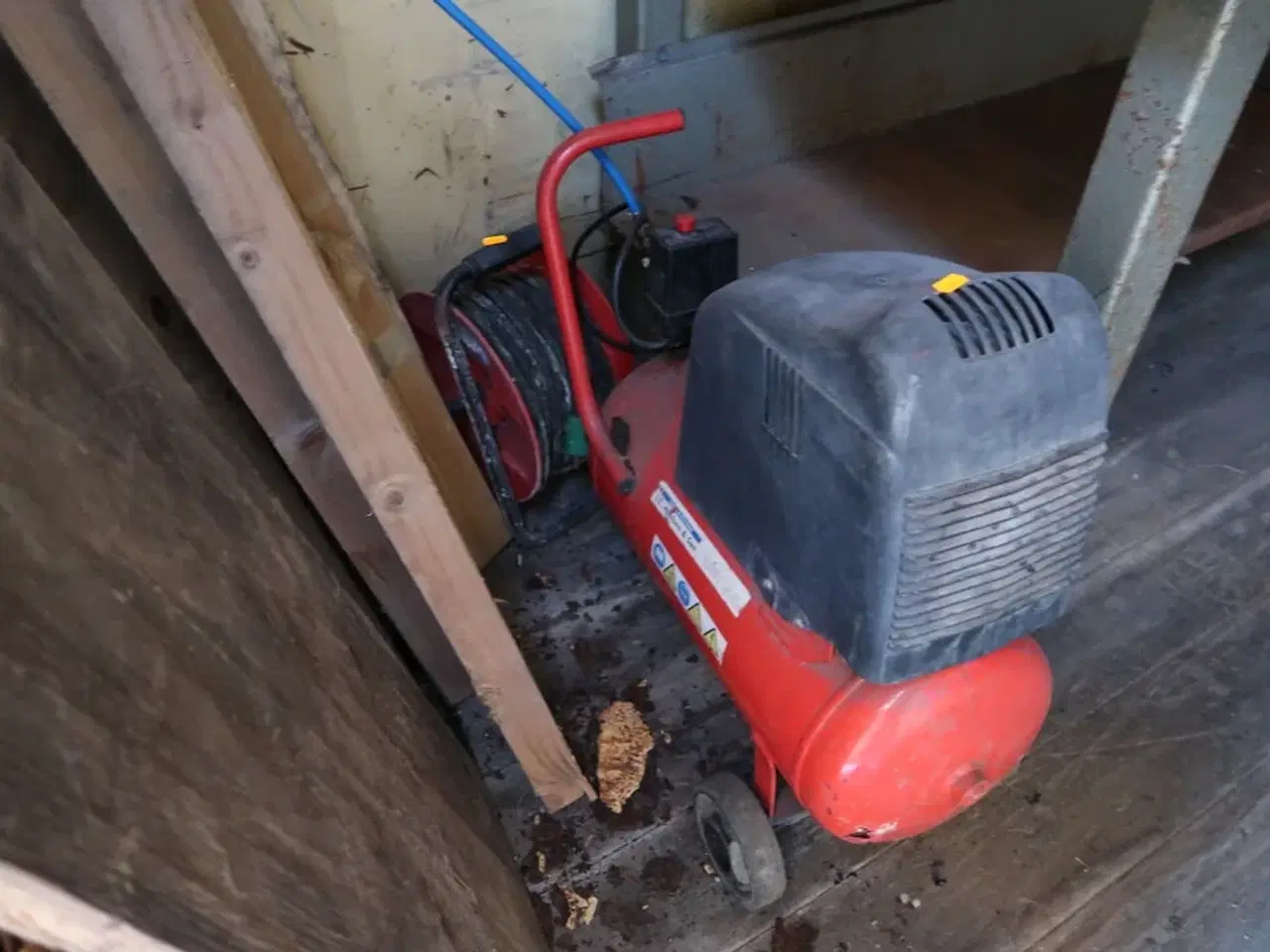 Billede 1 - Kompressor NUAIR OM195-24 CM1,5 CE samt kabeltromle