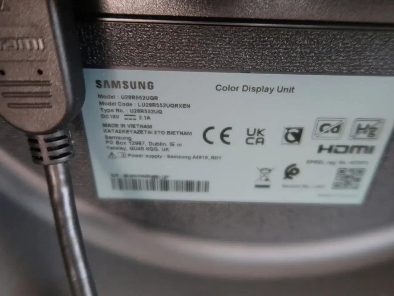 Billede 6 - Computerskærm SAMSUNG U28R552UQR, Dockingstation ThinkPad USB-C Dock Gen2