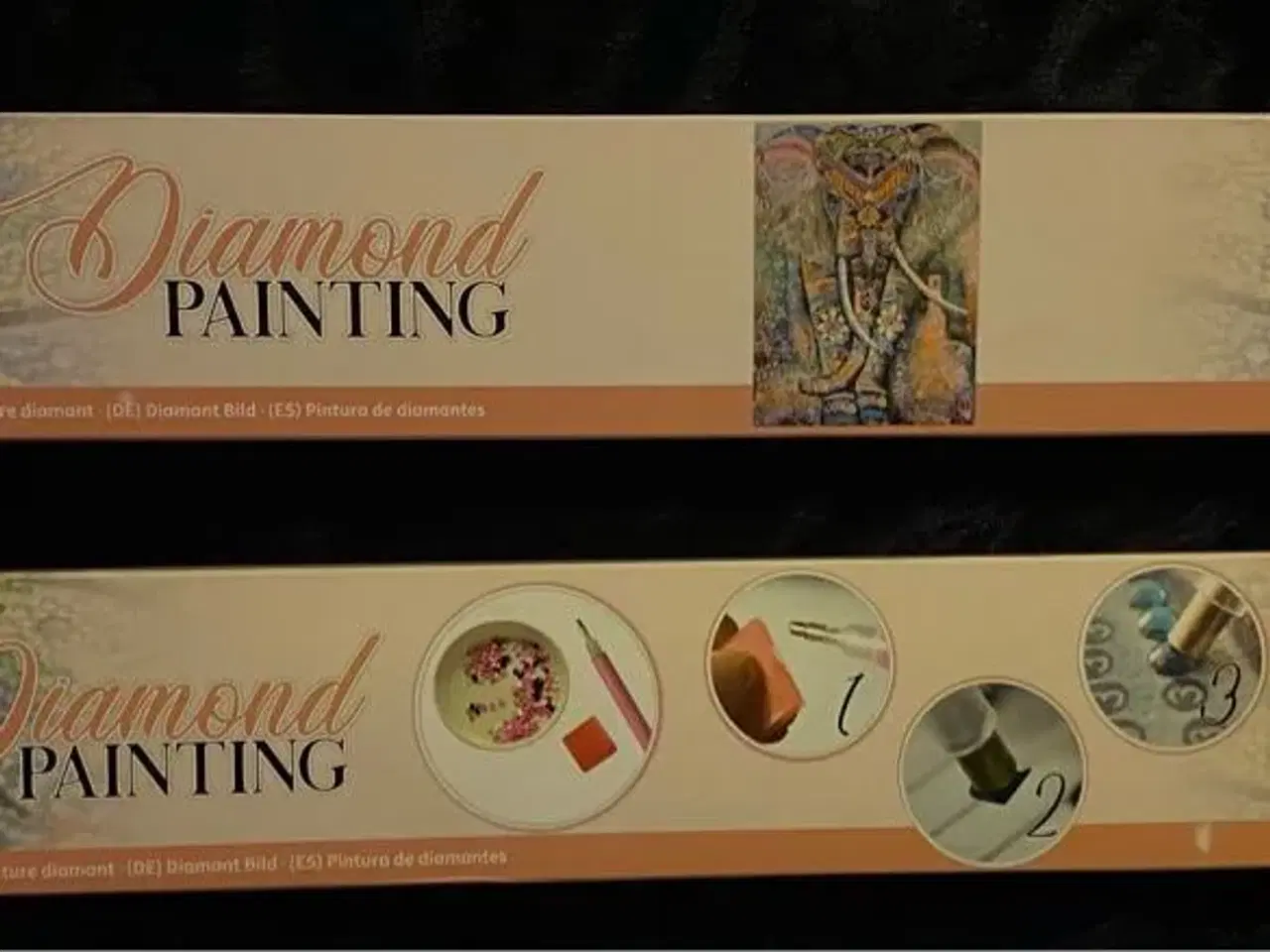 Billede 1 - Diamond painting elefant