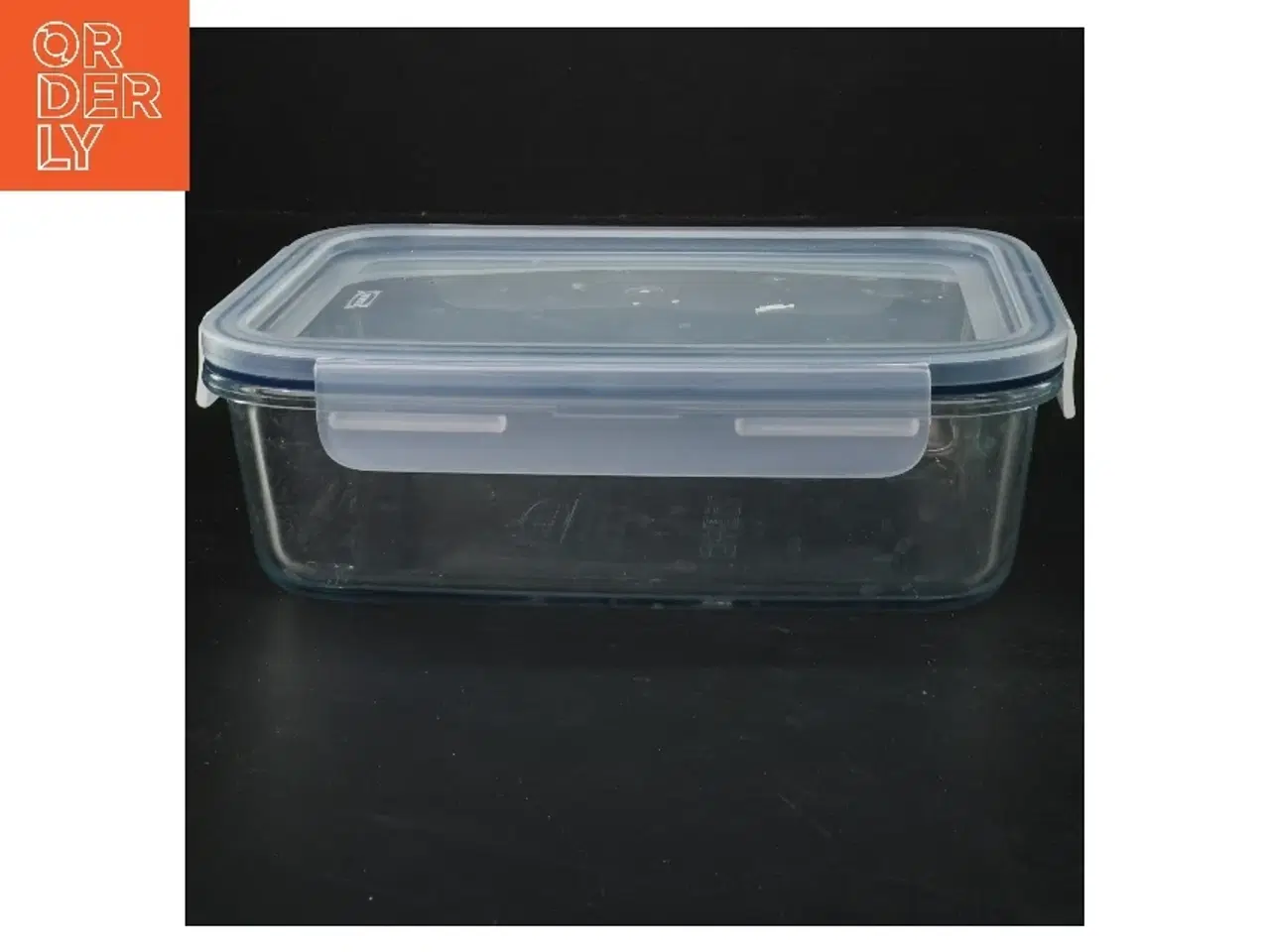 Billede 1 - Glasfødevarebeholder med låg fra LiteraX (str. 15x21 cm)