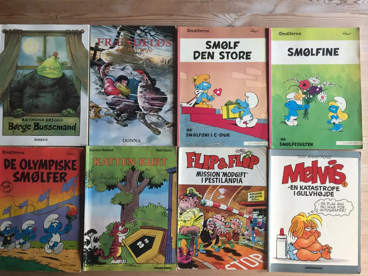 Billede 3 - 16 gamle tegneseriealbum, Smølferne, Frændeløs