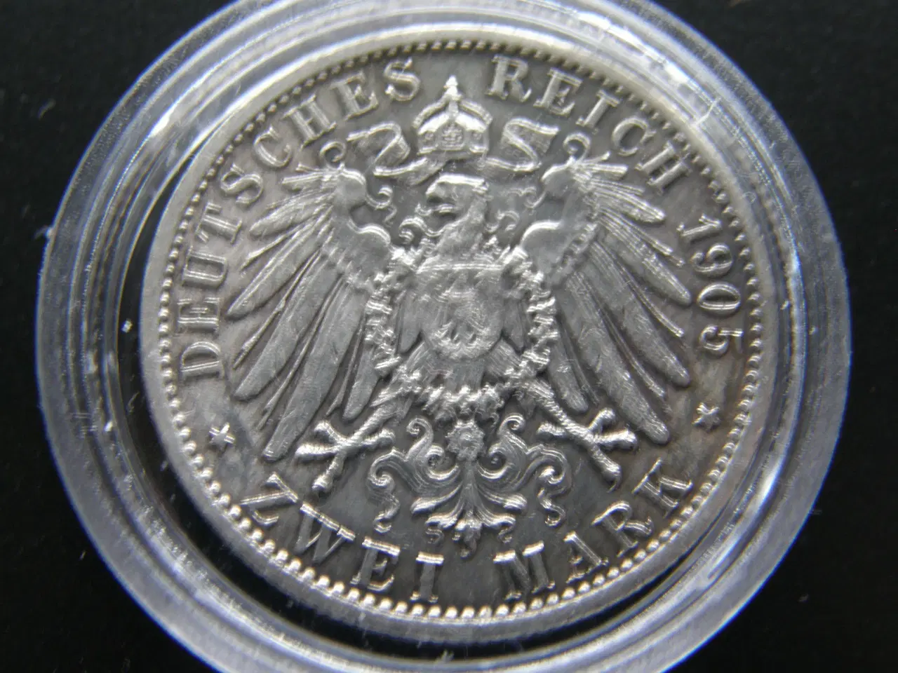 Billede 2 - Tyskland  2 Mark  1905 A  Sølv  KM#522.