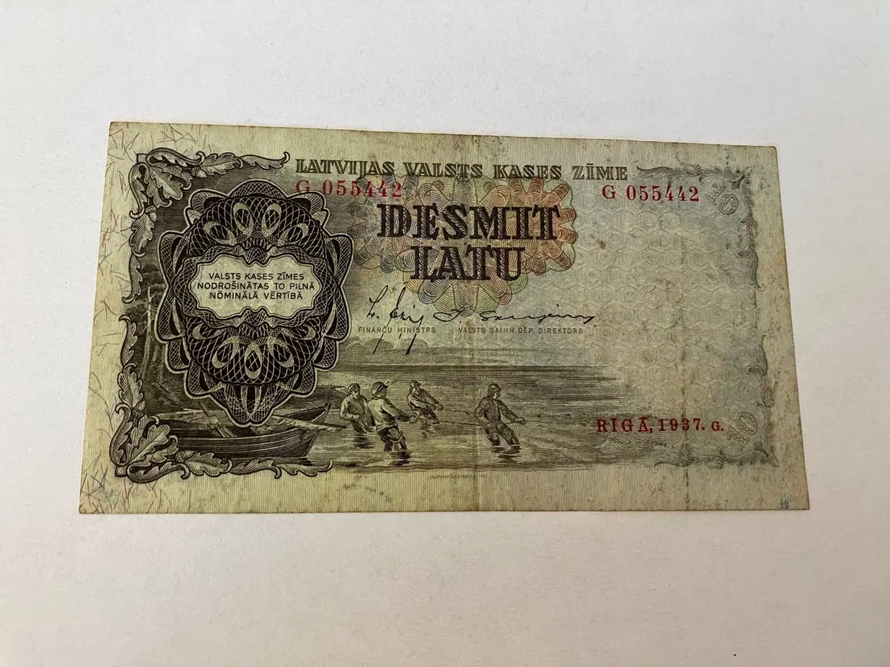 Billede 1 - 10 Latu Latvia 1937