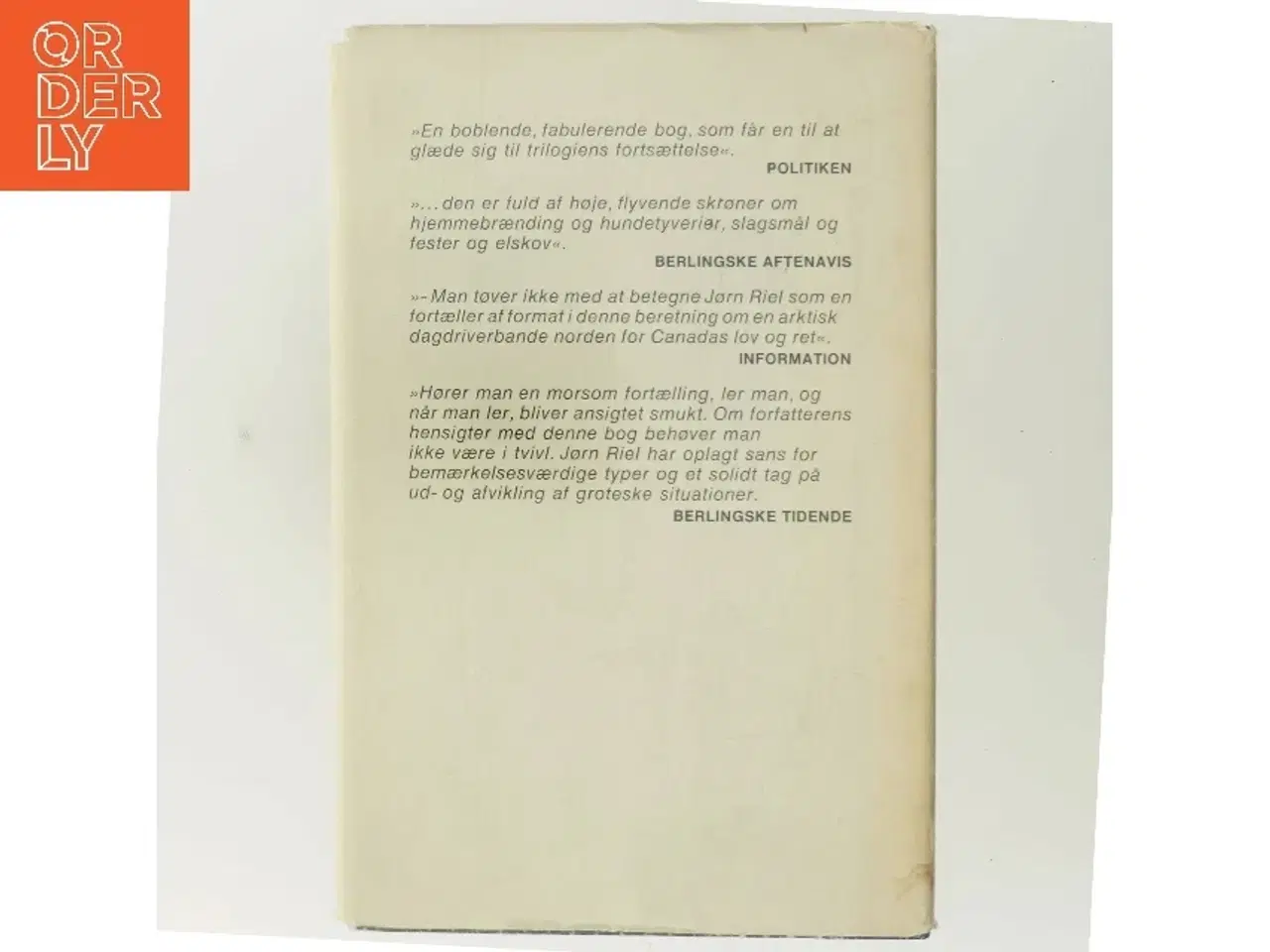 Billede 3 - En fortælling hvoraf man får et smukt ansigt af Jørn Riel (Bog)