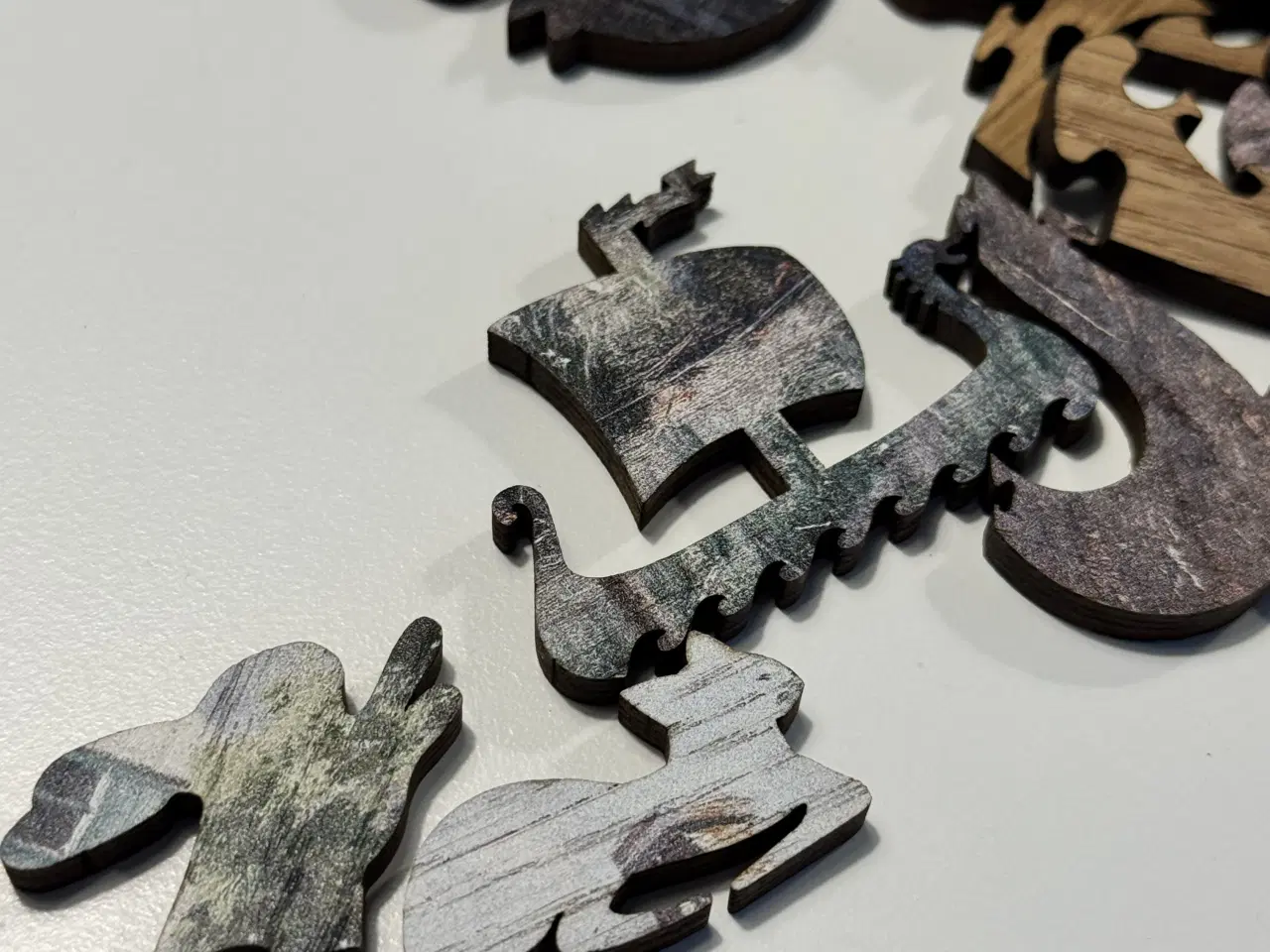 Billede 7 - Puslespil i træ- lasercut