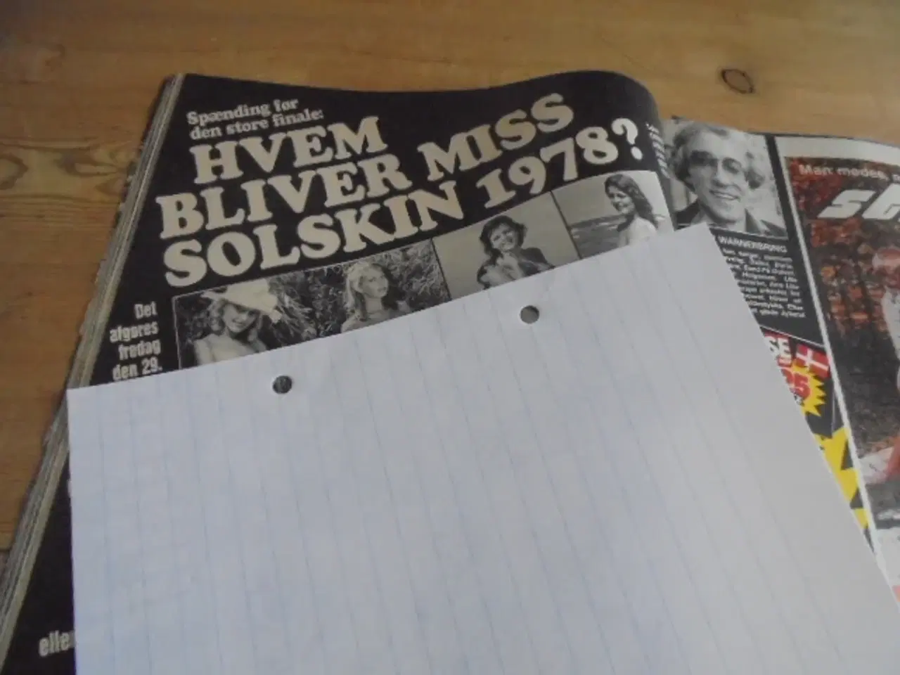 Billede 5 - SE OG HØR NR. 38 FRA 1978   Alm brugt stand 