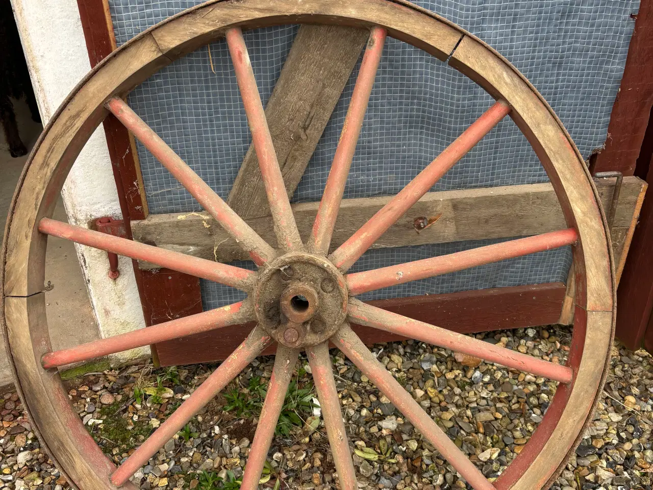 Billede 1 - Træhjul