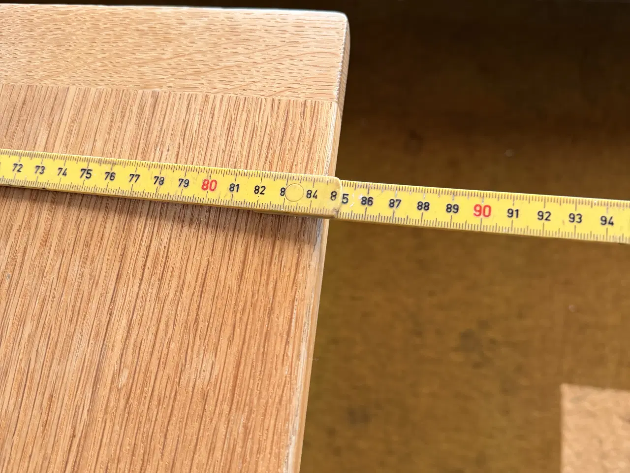 Billede 3 - Spisebord rektangulært træ naturfarvet