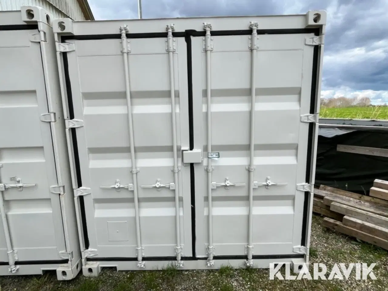 Billede 2 - Container med rørbukker 20 fods