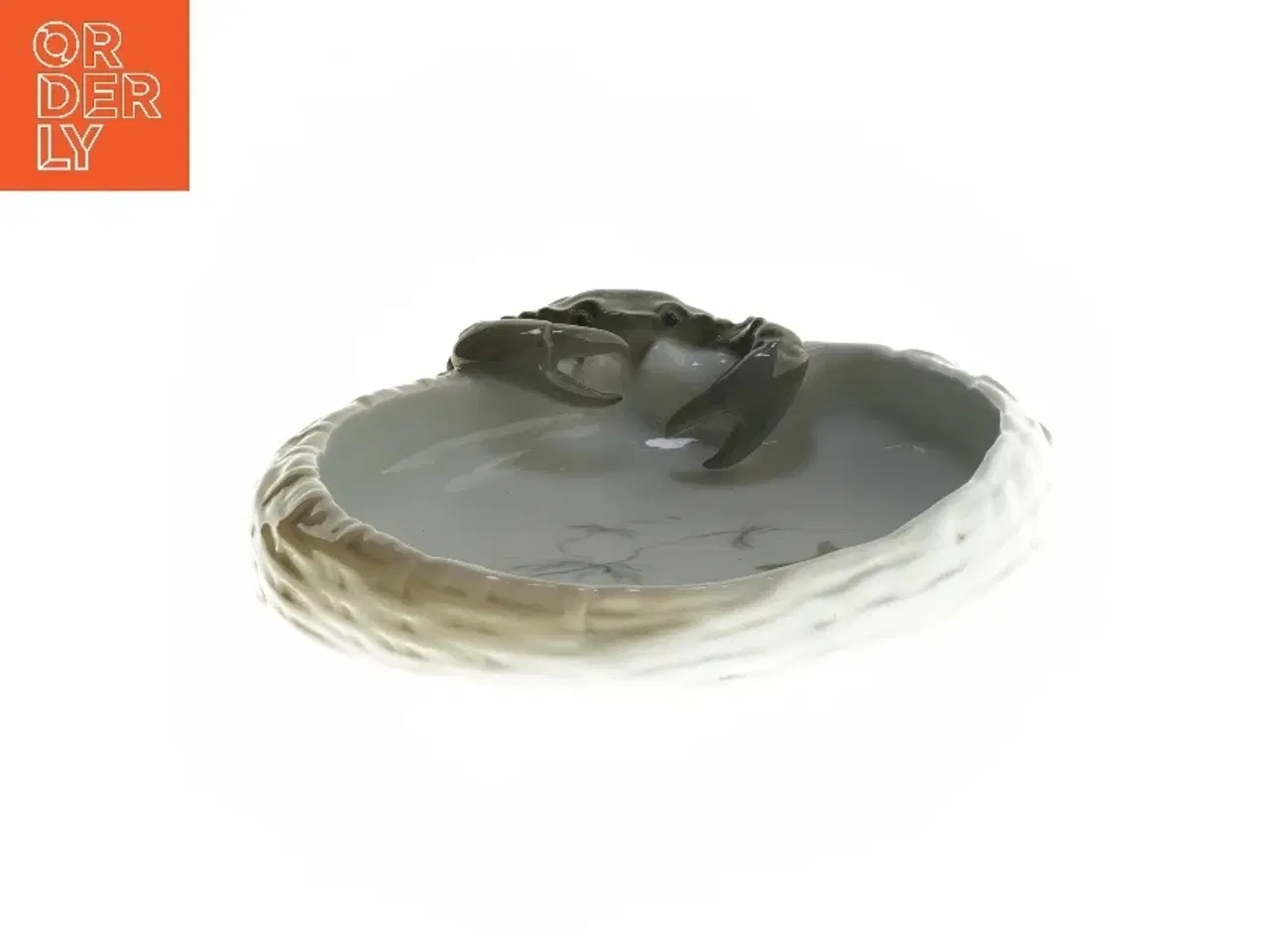 Billede 2 - Royal Copenhagen skål med krabber og fiskemotiv fra Royal Copenhagen (str. 24x20 cm)