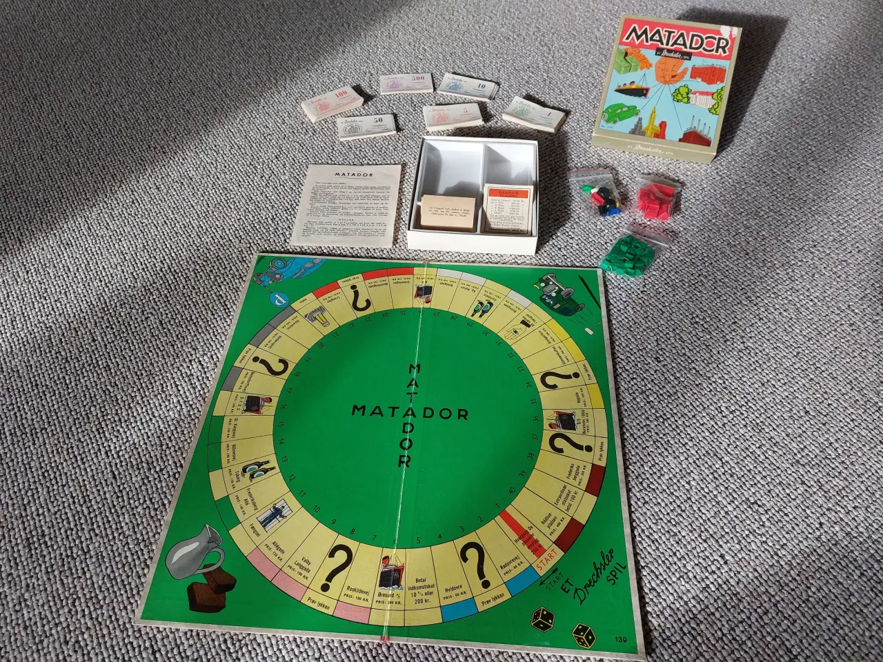 Billede 2 - Gammelt Matadorspil i pæn stand