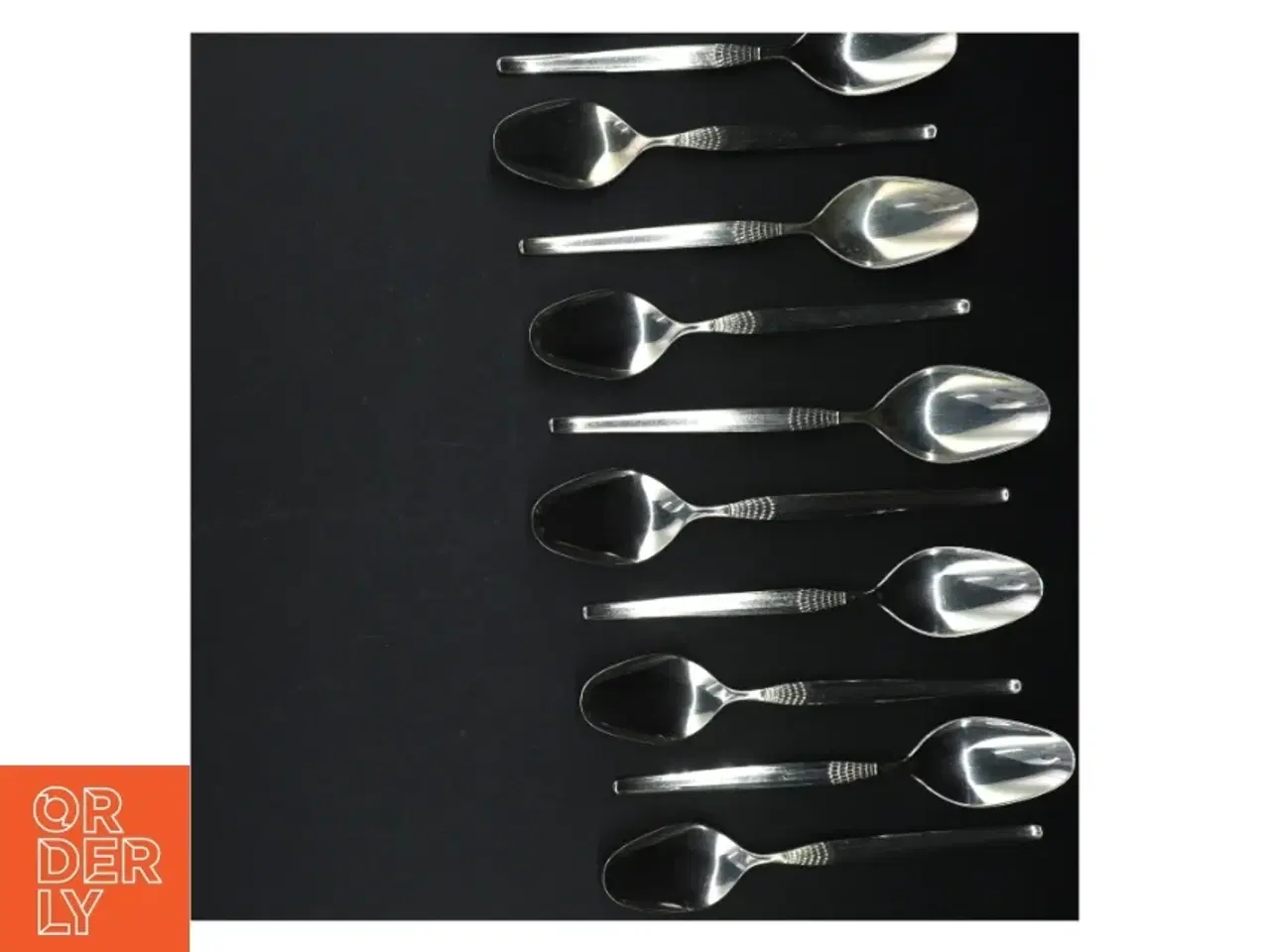 Billede 4 - Cherie Sølv plet Dessert skeer (str. 19 cm) fra Gense