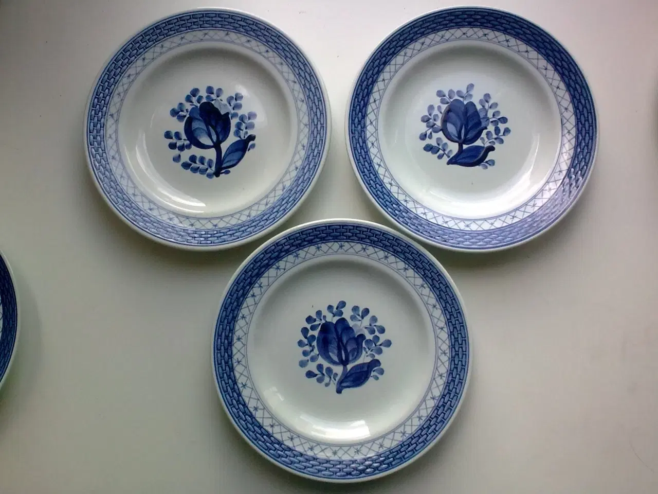 Billede 8 - Aluminia Danmark Tranquebar 6 x dessert sæt