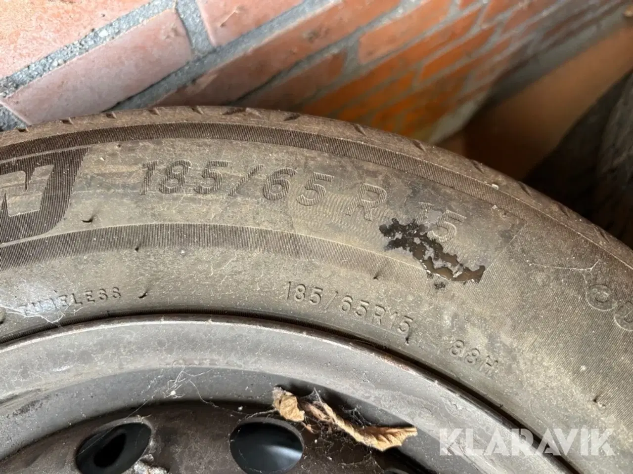 Billede 4 - Sommerdæk Michelin Primacy 4, 185/65 R15 med stålfælge