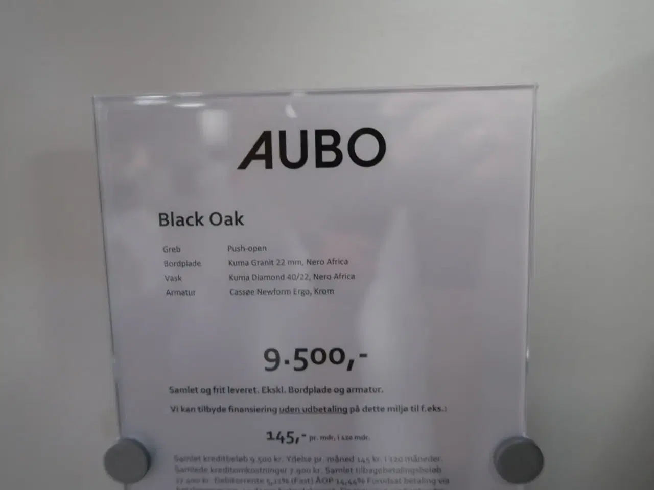 Billede 6 - Badmøbel AUBO Black Oak med armatur