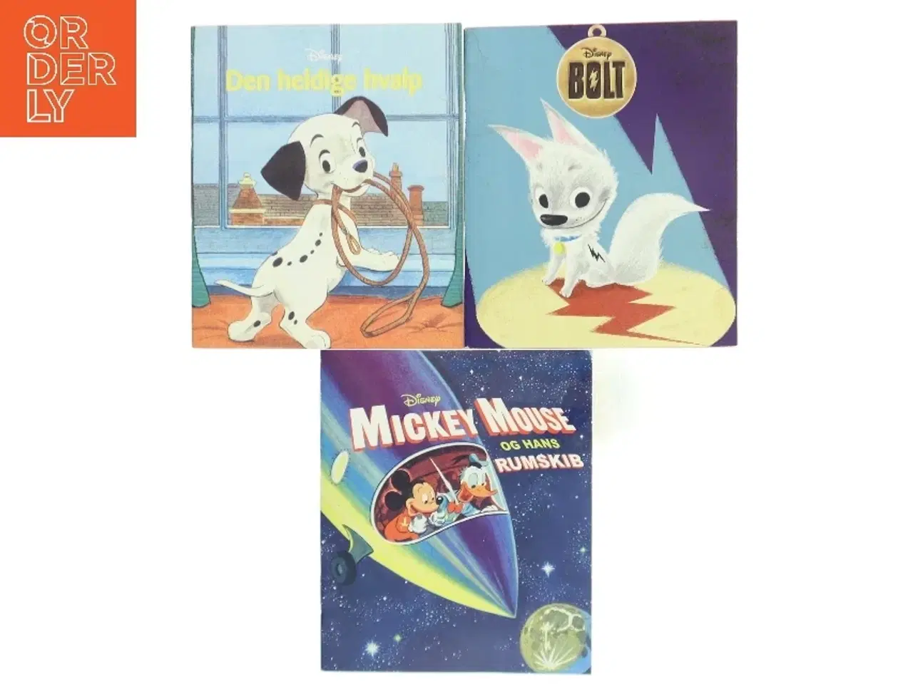 Billede 1 - Den heldige hvalp; BOLT; Mickey Mouse og hans rumskib af Alice Hubball og Don Bester (Bog)
