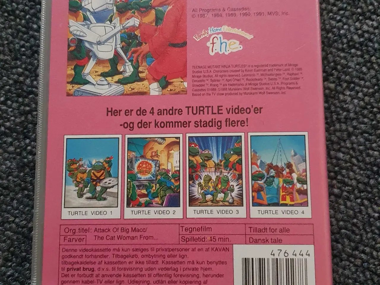 Billede 2 - Teenage mutant hero Turtles  vhs nr 5