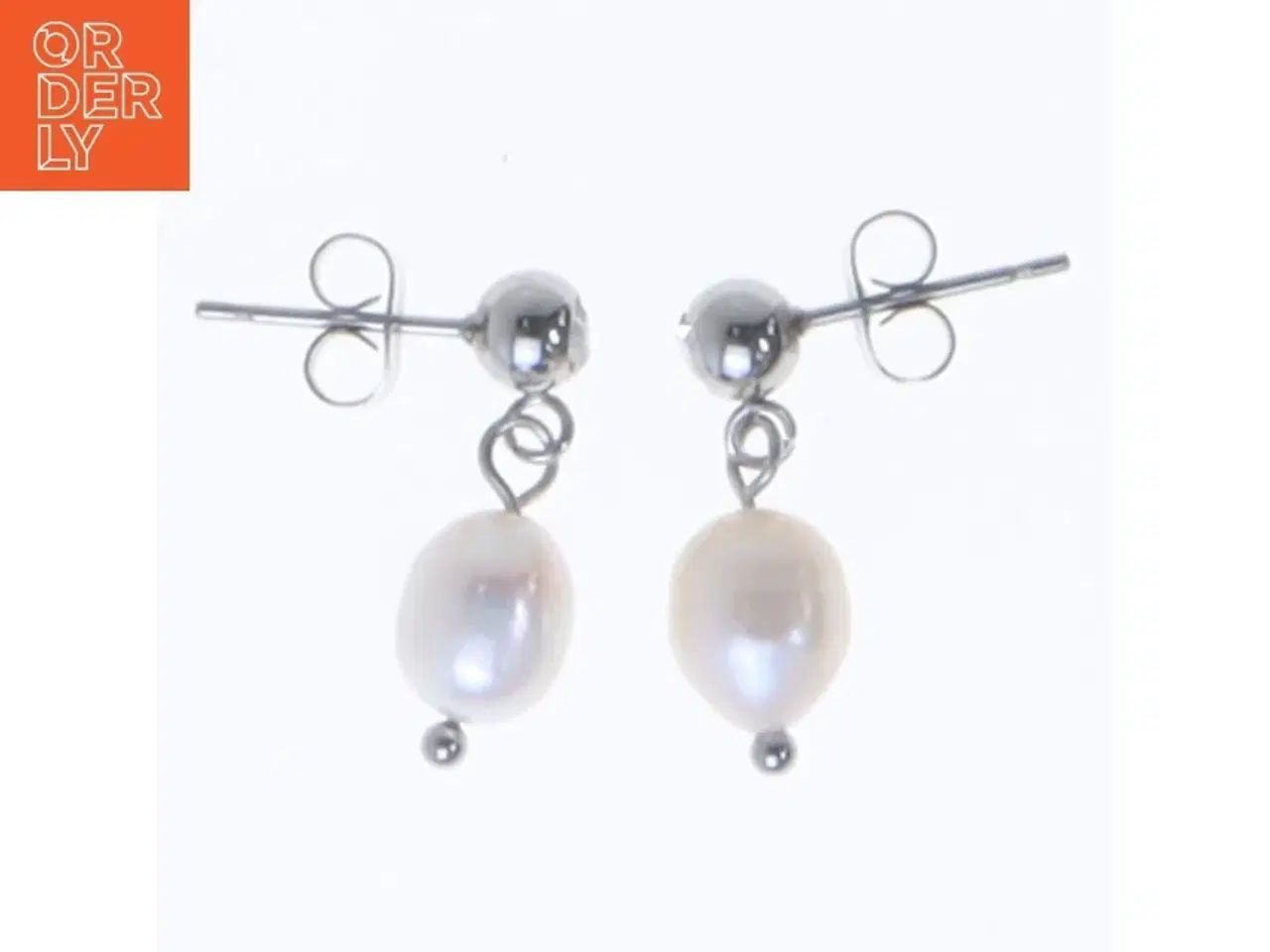 Billede 2 - Perleøreringe (str. 2 cm)