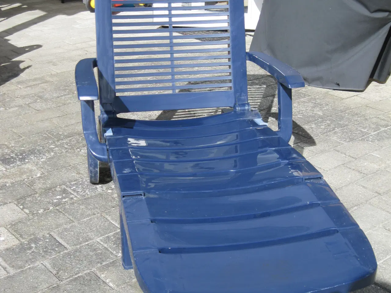 Billede 1 - Solseng i plastik, blå