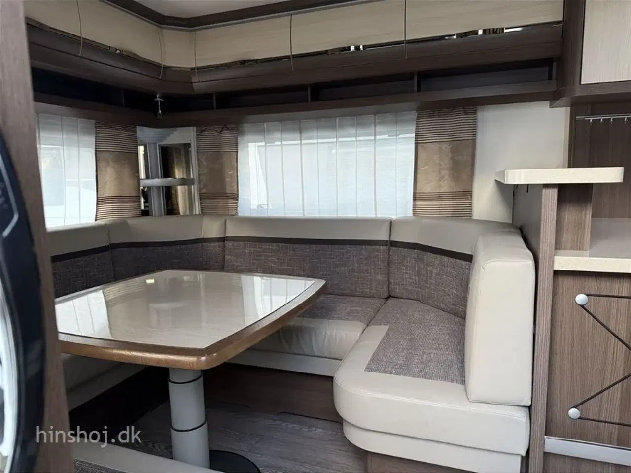 Billede 5 - 2017 - Hobby Prestige 620 CL   Lækker enkeltsengsvogn med sengeudvidelse fra Hinshøj Caravan A/S