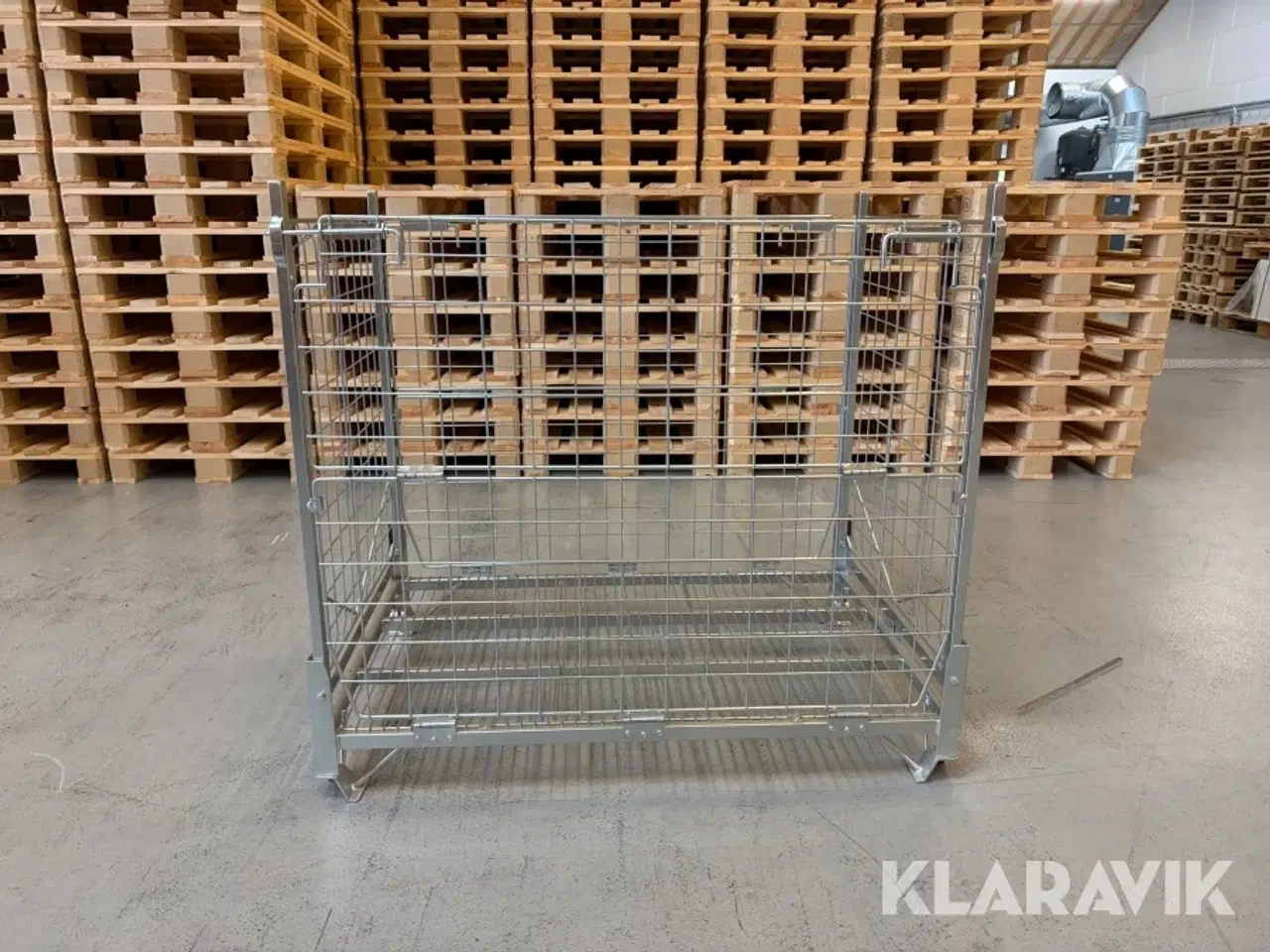 Billede 2 - Gitterbur Svensk Stålvarefabrik galvaniseret sammenklappelige 10 styk