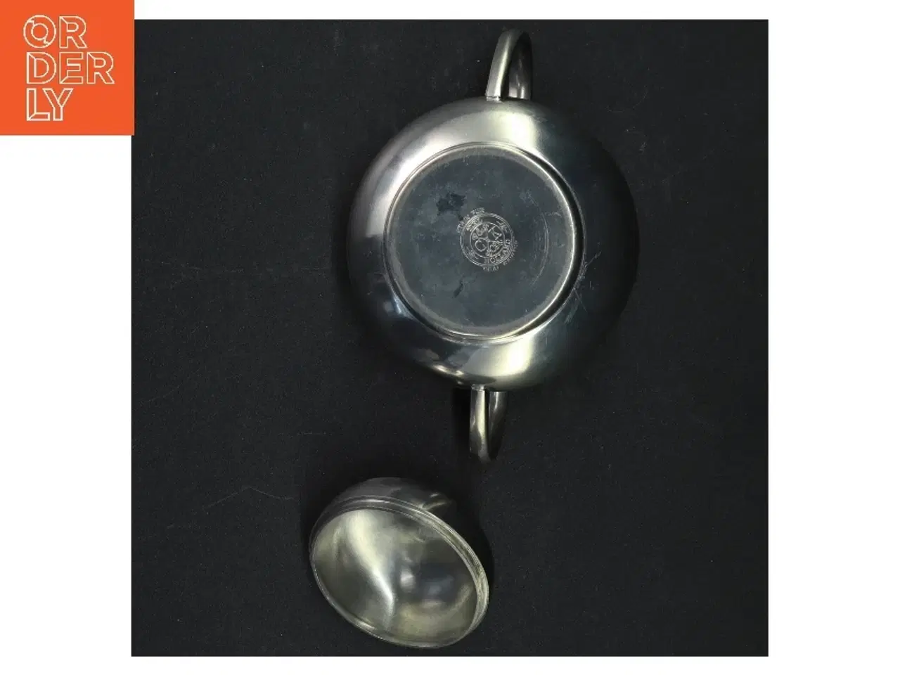 Billede 6 - Hollandsk sukkerskål I tin