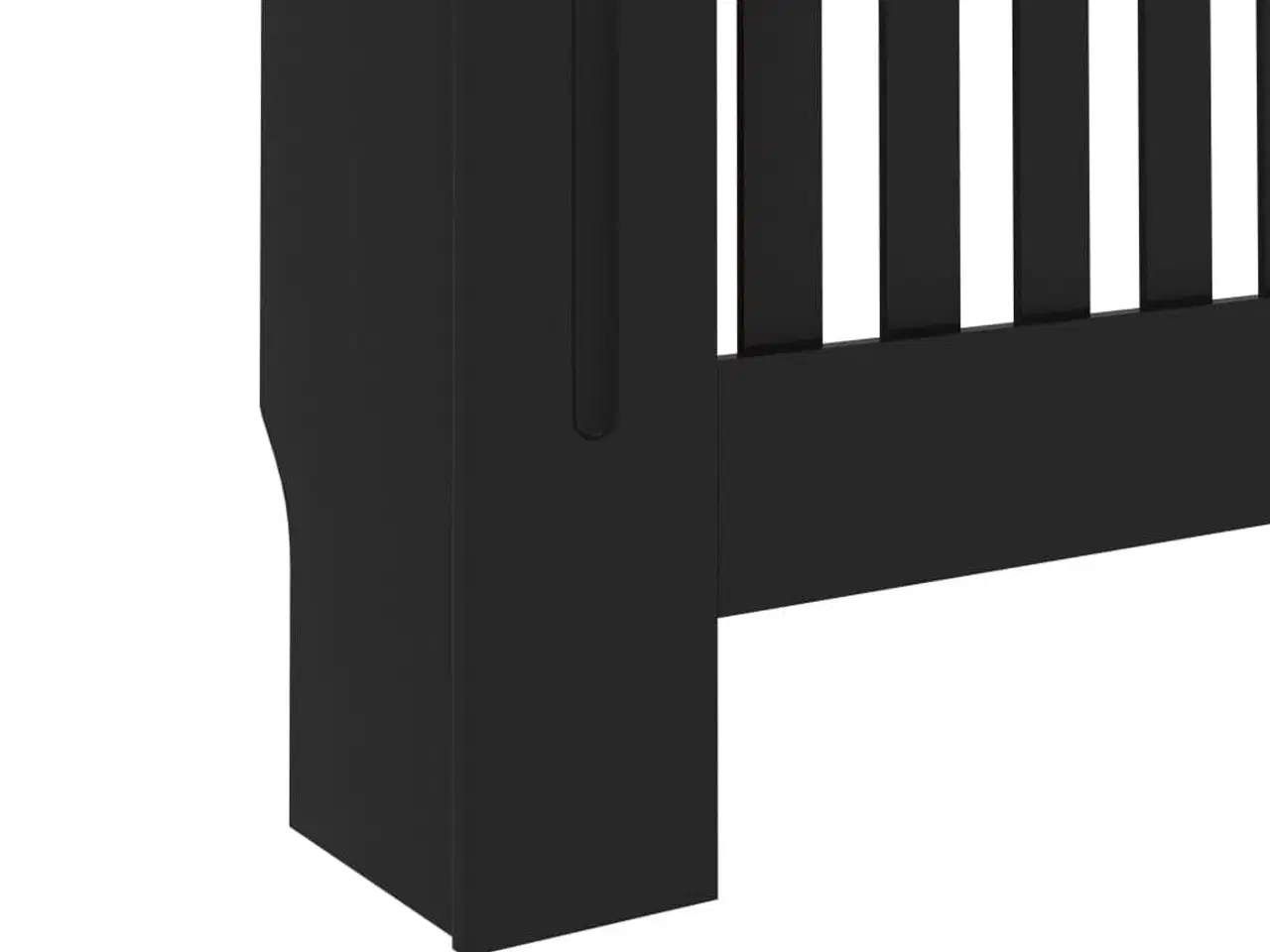 Billede 7 - Radiatorskjuler 112x19x81,5 cm MDF sort