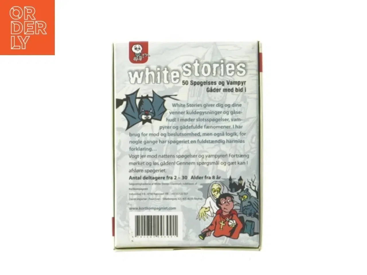 Billede 3 - White Stories kortspil (str. 2,5x13x9,5 cm)