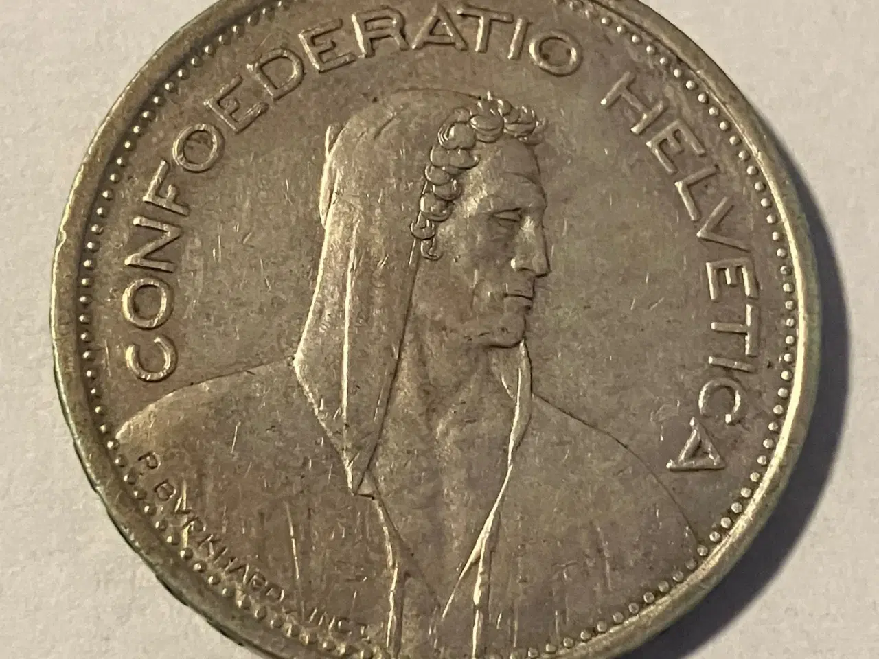 Billede 2 - 5 Francs 1948 B Switzerland