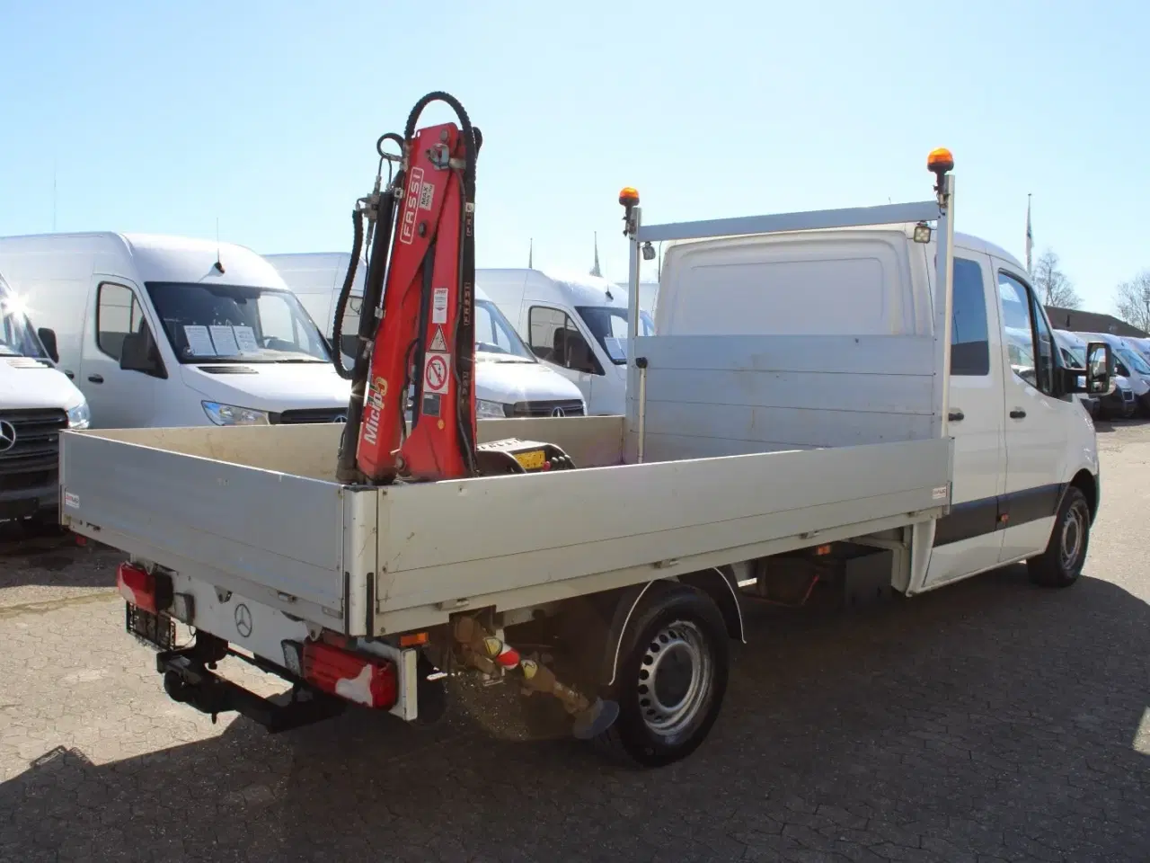 Billede 10 - Mercedes Sprinter 316 2,2 CDi A3 Mandskabsvogn m/lad aut. RWD