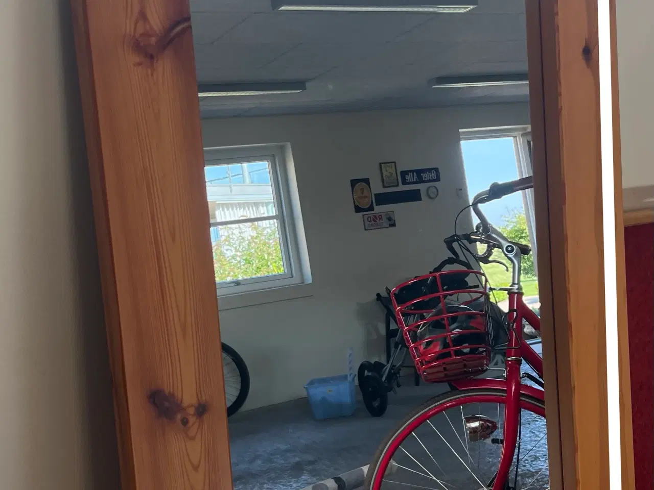 Billede 1 - Spejl Aksel Kjersgaard fyrretræ