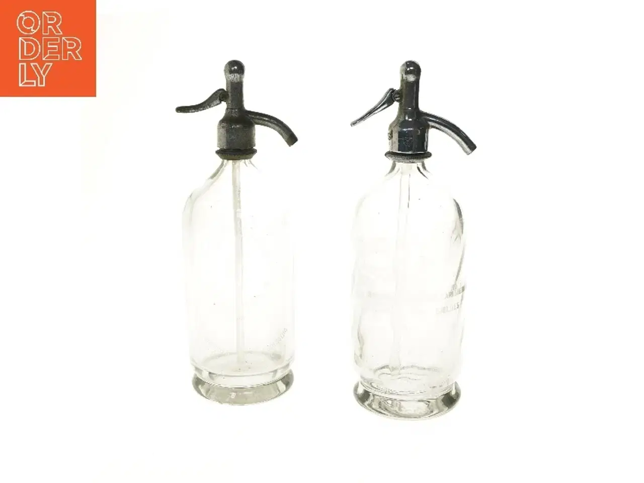 Billede 3 - Gamle glas sifonflasker (str. 32 cm)