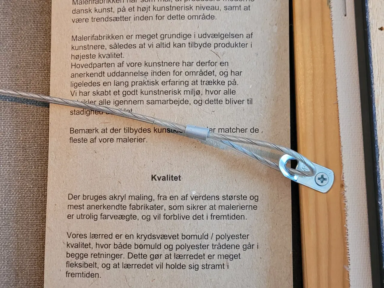 Billede 6 - Maleri, Jannic Biilmann, 65 x 65 cm