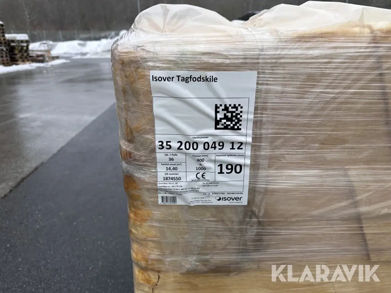 Billede 6 - Tagfodskile Isover 36 styk Isover
