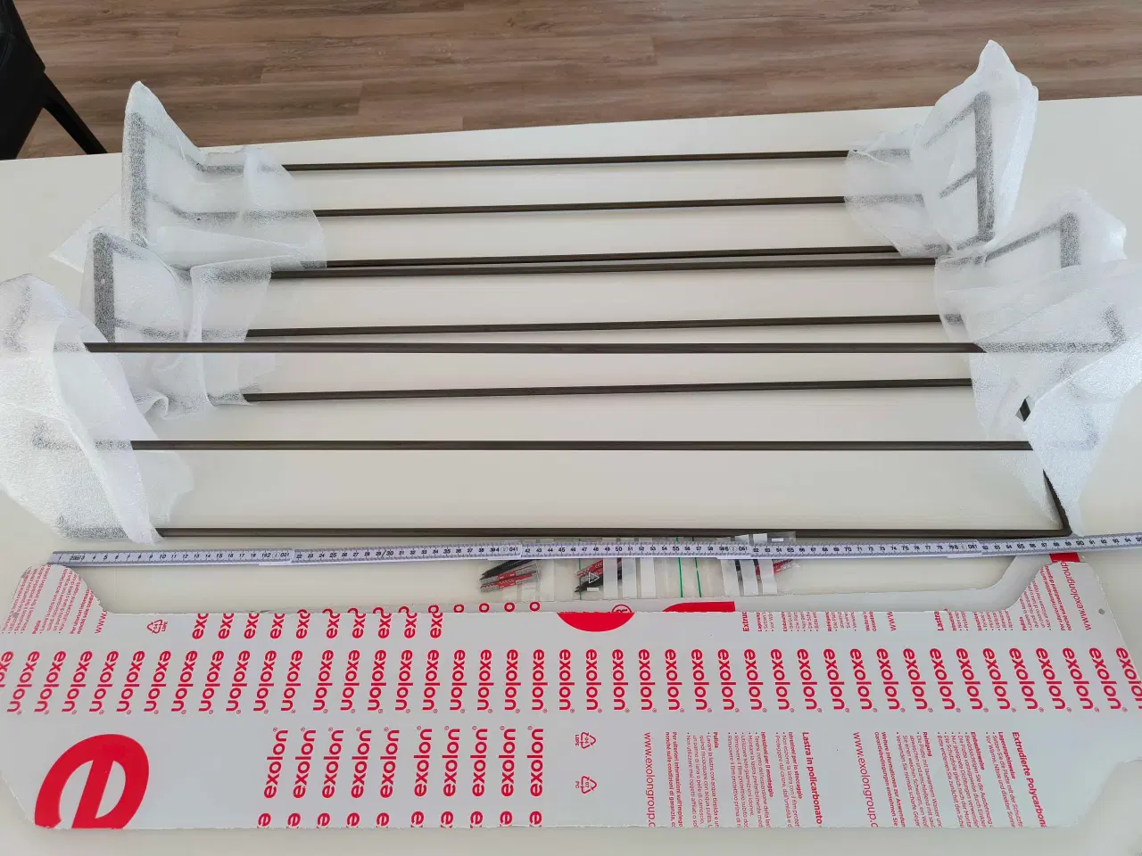 Billede 2 - (ny) Noovall Nohr 3 skohylder 92cm +2 bagbekl.
