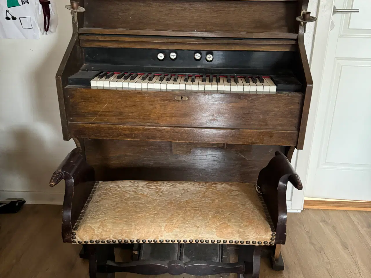 Billede 3 - Smukt gammelt trampe orgel