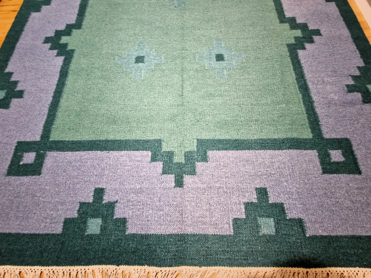 Billede 2 - Stort Indisk kelim tæppe.