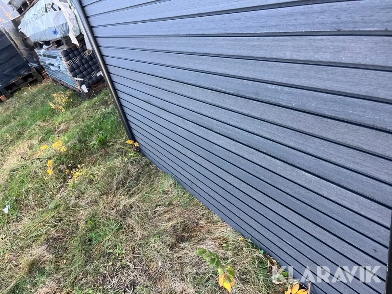 Billede 9 - Komposit hegn Kirkedal Grå/sort 10 fag