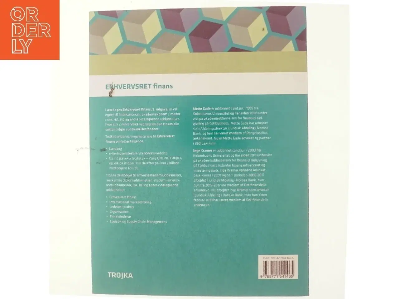 Billede 3 - Erhvervsret : finans (Finans) af Mette Gade (Bog)
