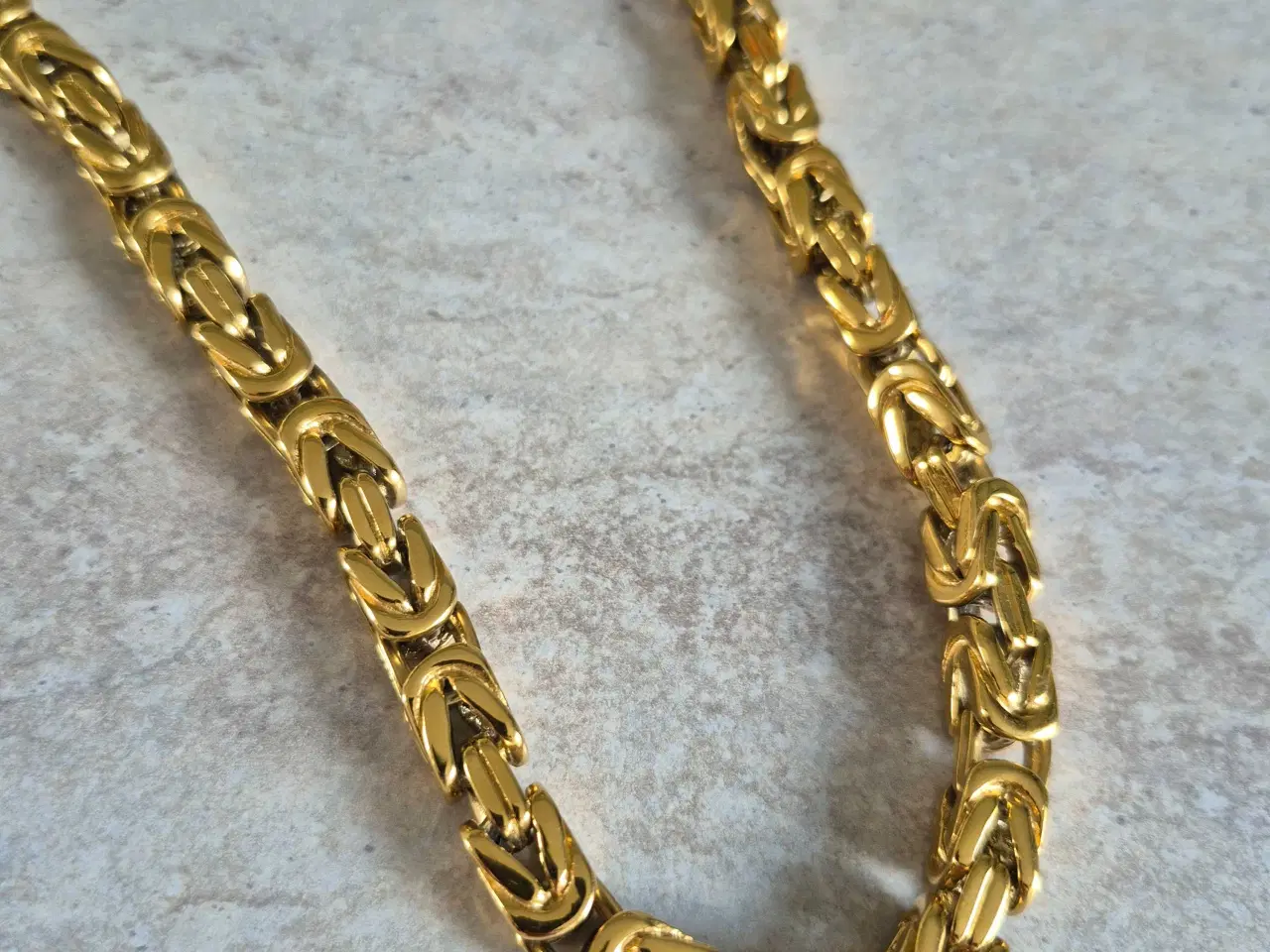 Billede 3 - 8mm goldfilled kongekæde 