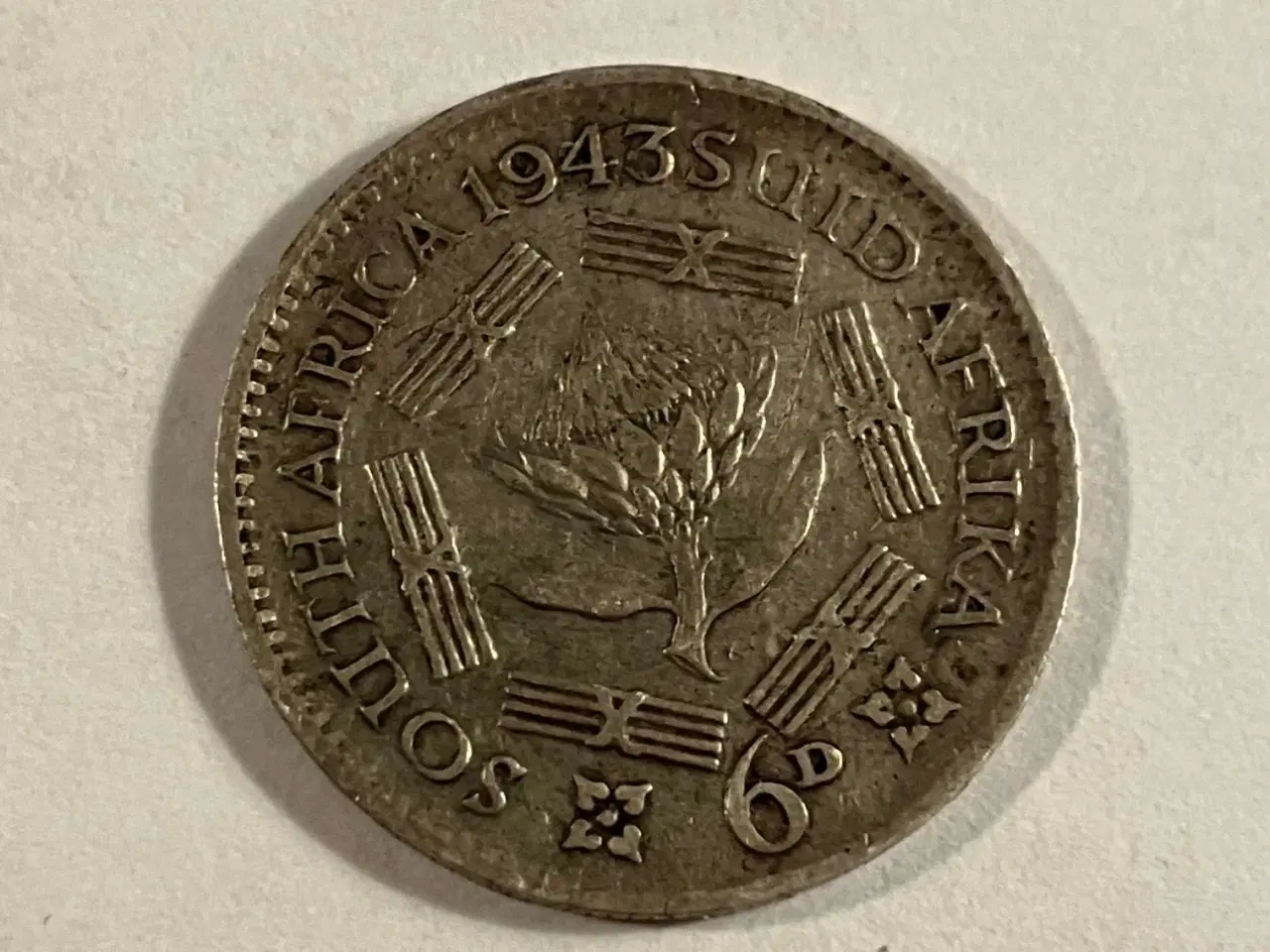 Billede 1 - 6 Pence South Africa 1943