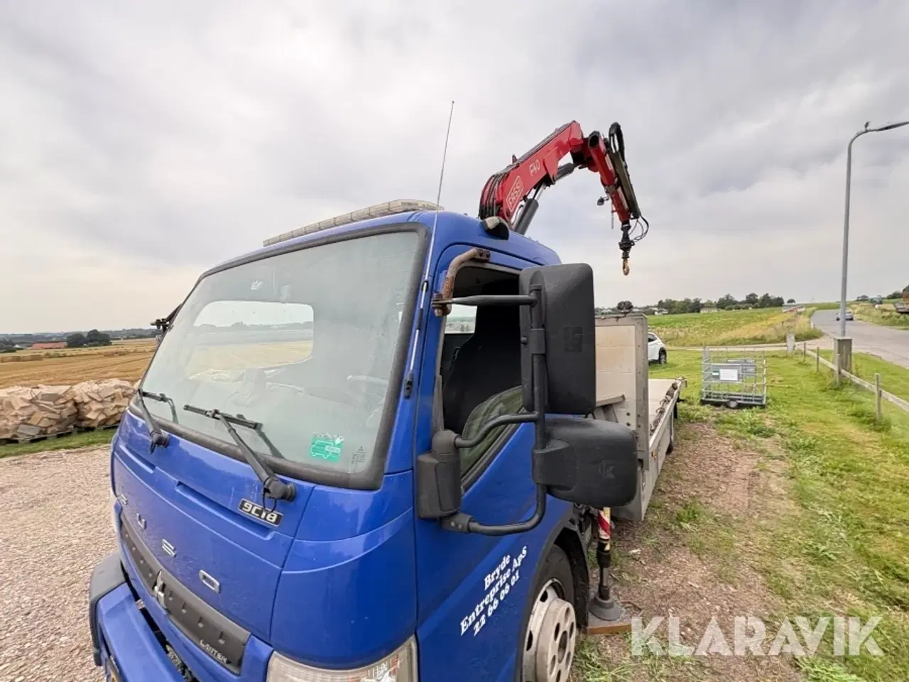 Billede 12 - Lastbil / Autotransport Fuso Canter 9c18amt4x2 Fassi F40 kran
